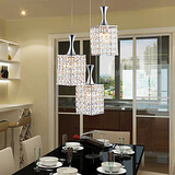 Restaurant E27 Droplight Metal K9 Send Lights Crystal