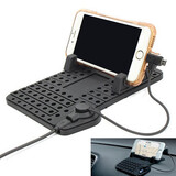 Car Phone Holder Universal Adjustable Anti Slip Mat Charger Gel Smartphone iPhone SILICA