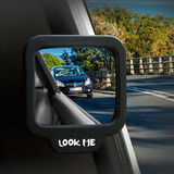 Seats Magnetic Convex Safe Rear Second Mirror Car Degrees Wide Angle
