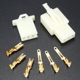 Connector Terminal Male Female Housing 3 Way Motorcycle Electrical 2.8mm