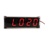 3pcs LED Luminous Vehicle Clock Tube Simple LED Digital 5pcs Thermometers 10pcs