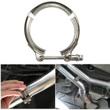 Downpipe 3.5inch V-Band Clamp Turbo Exhaust Steel Universal Stainless