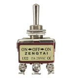 Throw Heavy Duty Double DPDT pole Toggle Switch 20A ON-OFF-ON 125V