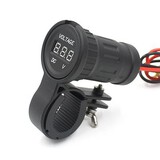 Waterproof Motorcycle Display Voltmeter Automobile Digital LED