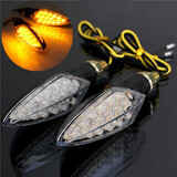 Turn Signal Indicator Amber Light Universal 12V Motorcycle 15LED