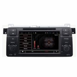 Android Capacitive Touch Screen FM Car DVD MP3 MP4 Player AUX In BMW 3 Series E46