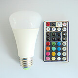 High Power Led E26/e27 1 Pcs Decorative Globe Bulbs A60 Rgb