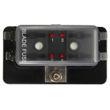 LED Car Boat ATO Circuit Way Blade Fuse Box Holder Blown Warning