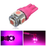 Pink Wedge Lamp T10 194 168 Super Bright 5SMD Bulb Car 5050 LED