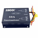 Power Supply Transformer Regulation Converter Fan DC 24V to 12V 50A Vehicle Car with Dual