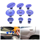 Car Dent Repair Blue Pulling Tabs Paintless Body Slide 9Pcs Damage Removal Tool