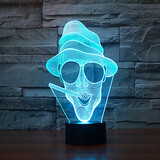 Abstract Lights Adornment Table Lamp 3d Color-changing Room
