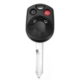Shell Fob Uncut Blade Remote Key Mercury 4 Button Black Ford Lincoln