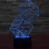 Three Led Illusion 100 Night Light Table Lamp 3d Mens