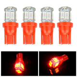 4pcs Lighting Door Lamp T10 LED Side Maker Light Car Red 5630 10SMD Interior Bulb