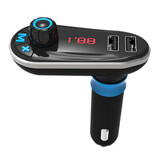 Bluetooth Car Kit MP3 Player FM Transmitter Dual USB Car Charger Remote Control
