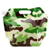 Water Camping Traveling Emergency Car-used 3L Bag Portable Camouflage Folding Water Bottle