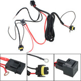 LED DRL Fog Lights Wiring Harness Relay Conversion Kit HID H11