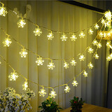 10m Waterproof Light Plug Led 100-led Christmas Holiday Decoration Snow Outdoor