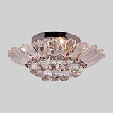 Flush Mount Max 60w Modern/contemporary Feature For Crystal Metal Living Room Electroplated Bedroom