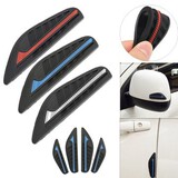 Silicone Sticker Bumper Side Anti-rub Strips 4pcs Car Rear View Mirror Door Edge