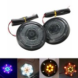 Round Signal Light 12V Motorcycle LED Lights DRL