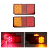 Turn Signal Light Lamp LED Rear Pair 12V Tail Brake Stop Trailer Truck Indicator