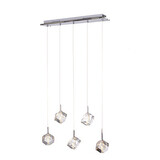 Kitchen Dining Room Modern/contemporary Feature For Crystal Metal Island Chrome Pendant Light