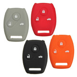 3 Button Silicone Key Case Cover For Honda Protector Holder Jacket