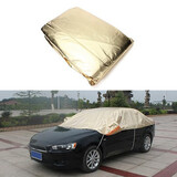 3XL Half Gold Aluminum Car 3L Sunshade Sun Block 2L Color 2M