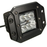 Working Light Flood Bumper LED Bulb Cube Square 18W POD 5 Inch Offroad