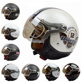 Half Face Helmet Motorcycle Air Force Pilot Harley BEON Jet