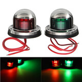 Marine Boat Bow Navigation Light 12V Lights Stainless Steel Red Green LED Yacht