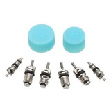 Rapid Air Conditioning Valve Core Caps System Kit Car Automotive Seal