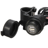 Car Motorcycle Boat Power Port Waterproof Dual USB 5V 2.1A