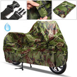 Camouflage Size UV Waterproof Outdoor Cover Motorcycle Bike Protector Rain