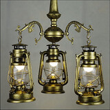 Archaize Lantern Vintage Chandelier Lamps Rose