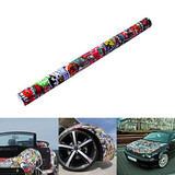 20 Inch Modification Cartoon Graffiti Lady Wrap Panda Car Sticker