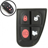 Fob Replacement 4Button Rubber Pad Jaguar Remote Key