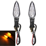 Light Indicators Lamp 12V LEDs Motorcycle Turn Carbon