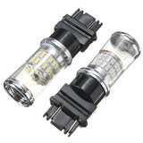 White Amber Backup LED Light Bulb 48SMD Turn Signal Blinker
