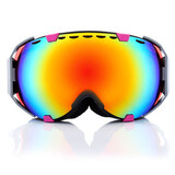 Red Motorcycle Snowboard Ski Goggles Spherical Anti-fog UV Professional Dual Glasses Lens