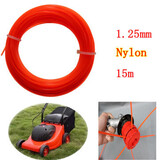 1.25mm Machine Trimmer Line 15M Rope For Most Petrol Strimmers Flexible Nylon