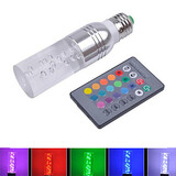 3w Light 85-265v Color Rgb Bulb Crystal And