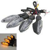 Blinker 3 Led Universal Motorcycle Bike 4pcs 12V Turn Signal Indicator Light Lamp
