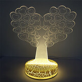 Heart Night Light Tree Best High Quality 100 3d Gift Kids