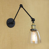 Nostalgic Arm Industrial Bedroom Restaurant Telescopic