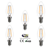 E14 Candle Bulb Cob Warm White Ac 220-240 V Dimmable 2800-3200k Ondenn