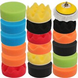 Car Polisher Kit Set Buffing Polishing Pad 18PCS Flat Sponge