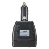 DC 150W Adapter 220V AC Black Car Power Inverter Charger 5V USB 12V